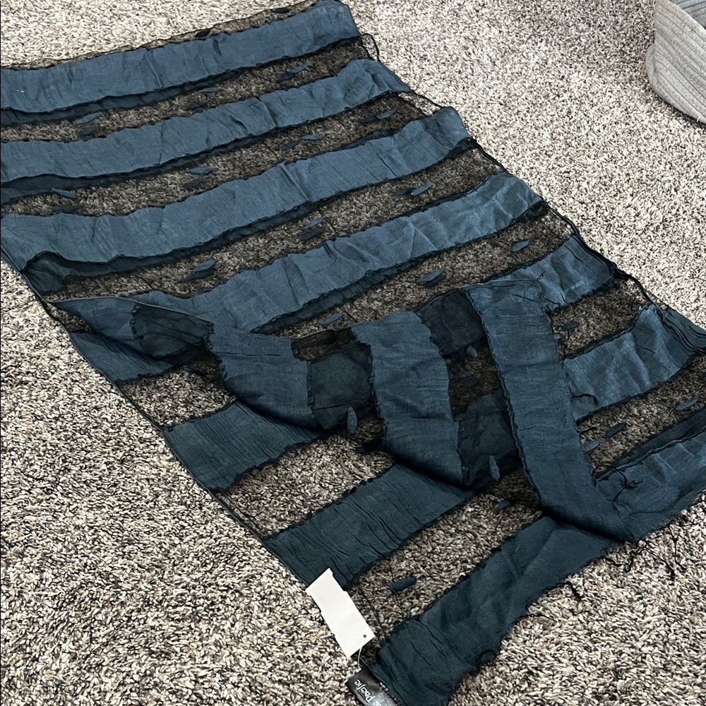 NWT Blue Pacific handwoven poncho